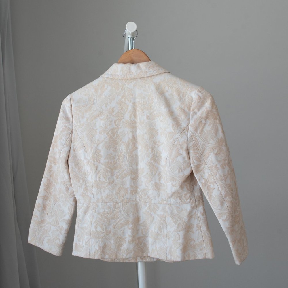 Cream Jacket / Blazer Small - Picture 8 of 12